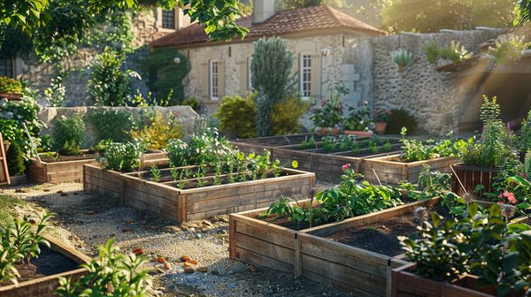 Create raised garden beds to optimise your garden