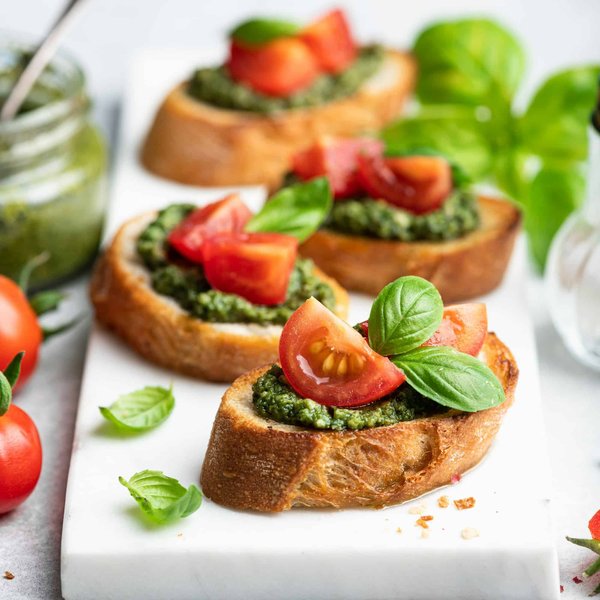 How to Prepare a Classic Italian Pesto with Fresh Basil and Pine Nuts?